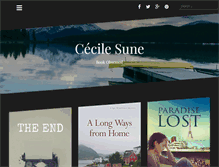 Tablet Screenshot of cecilesune.com